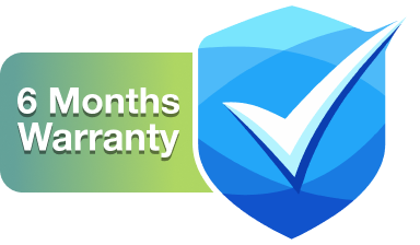 Warranty you can count on 6 Months Warranty